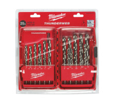 Набор сверл по металлу HSS-G THUNDERWEB 25 шт. Milwaukee 4932352376