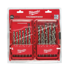 Набор сверл по металлу HSS-G THUNDERWEB 25 шт. Milwaukee 4932352376