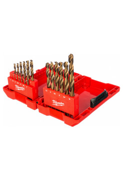 Набор сверл по металлу HSS-G Co, 19 шт. Milwaukee 4932352470