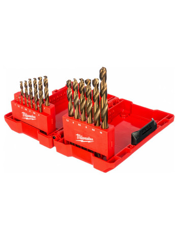 Набор сверл по металлу HSS-G Co, 19 шт. Milwaukee 4932352470