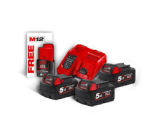 Энергокомплект M18 NRG-503 (18 В; 5.0 Ач; Li-Ion) Milwaukee 4933451423
