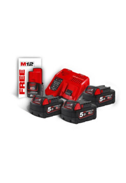 Энергокомплект M18 NRG-503 (18 В; 5.0 Ач; Li-Ion) Milwaukee 4933451423