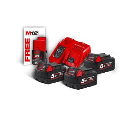 Энергокомплект M18 NRG-503 (18 В; 5.0 Ач; Li-Ion) Milwaukee 4933451423
