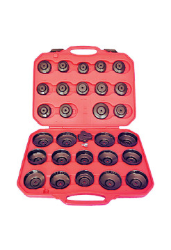 Набор съемников масляных фильтров крышек 30 предметов МАСТАК 103-40030C