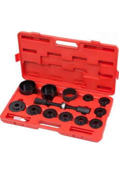 Набор оправок для монтажа и демонтажа ступичных подшипников, кейс, 14 предметов МАСТАК 100-30014C