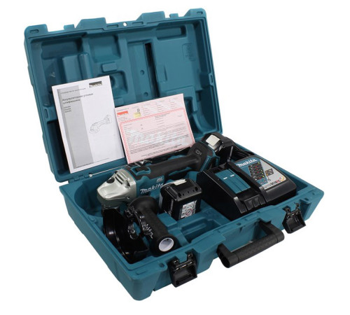 Аккумуляторная угловая шлифмашина Makita DGA504RME
