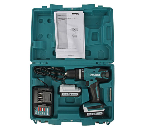 Аккумуляторная дрель-шуруповерт Makita HP347DWE