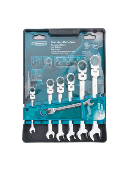 Набор комбинированных ключей 7шт. GROSS 14891