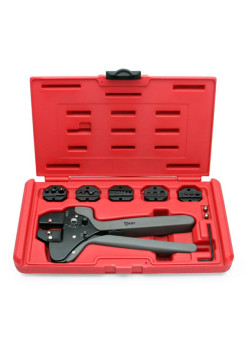 Пресс-клещи с набором матриц КВТ CTF 55922