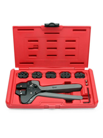 Пресс-клещи с набором матриц КВТ CTF 55922