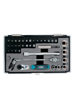 Набор бит и головок торцевых (37 шт.) GROSS 11625