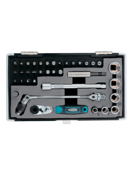 Набор бит и головок торцевых (37 шт.) GROSS 11625