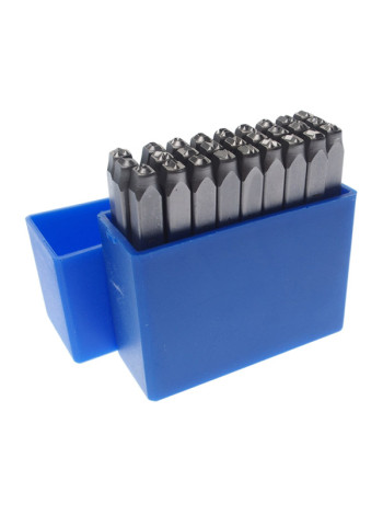 Буквенные клейма латиница 3мм JTC-JW0914-3