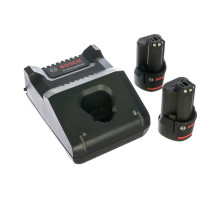Набор аккумуляторные батареи GBA 12V 2.0Ah 2 шт и зарядное устройство GAL 12V-40 Bosch 1600A019R8