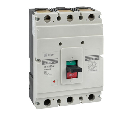 Автоматический выключатель EKF PROxima ВА-99М 800/800А 3P 50кА mccb99-800-800m