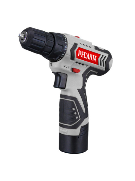 Аккумуляторная дрель-шуруповерт Ресанта ДА-12-2ЛК 75/14/2