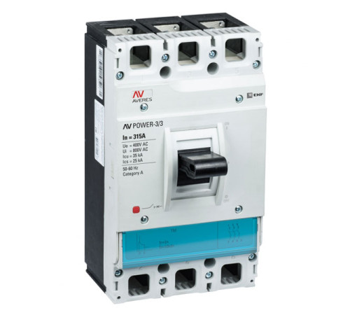 Автоматический выключатель EKF AVERES AV POWER-3/3 315А 35kA TR mccb-33-315-TR-av