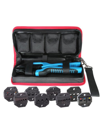 Пресс-клещи с набором номерных матриц КВТ СТВ+8 83348