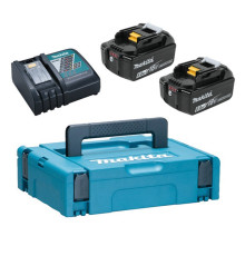 Аккумулятор 18В, 6 А*ч, Li-ion + зу DC18RC в кейсе MakPac Makita 198118-0