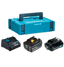 Набор PSK MKP2NX1 (BL1850Bx1 шт., BL1021Bx1 шт., DC18RE, кейс MAKPAC II) Makita 199024-2