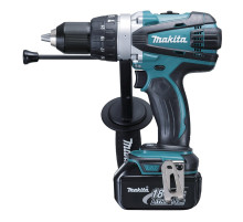 Аккумуляторная ударная дрель-шуруповёрт Makita DHP458RFE