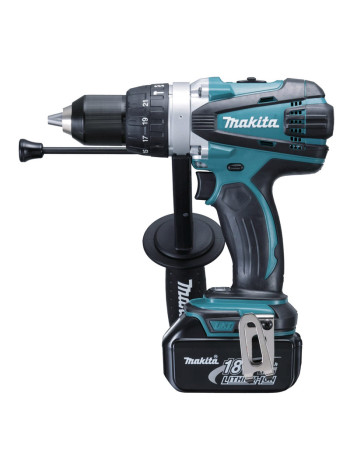 Аккумуляторная ударная дрель-шуруповёрт Makita DHP458RFE