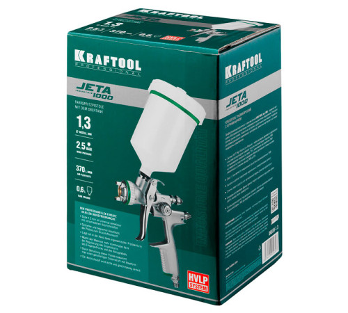 Краскопульт пневматический KRAFTOOL PRO Jeta 1000 HVLP 1.3 мм