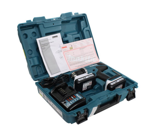 Аккумуляторная дрель-шуруповерт Makita DF457DWE