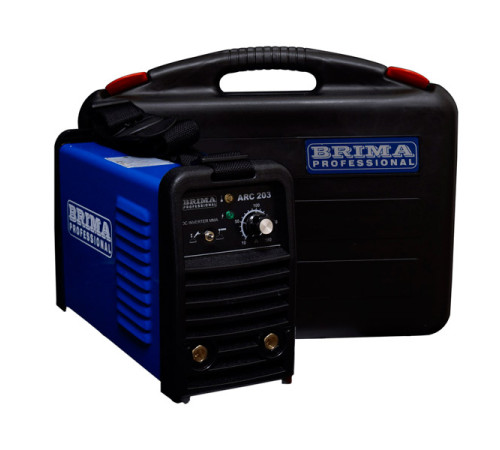Инверторный аппарат BRIMA ARC 203 PROFESSIONAL в кейсе 0010810