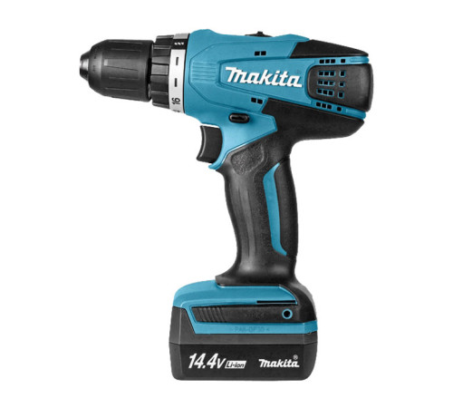 Аккумуляторная дрель-шуруповерт Makita DF347DWLE + фонарь
