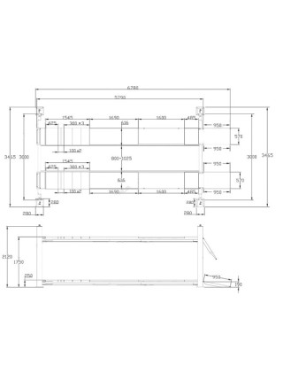Подъемник четырехстоечный, c траверсой г/п 5 т NORDBERG 4450J