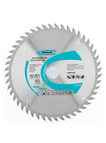 Пильный диск по дереву 190x30 мм, 48Т GROSS 73320