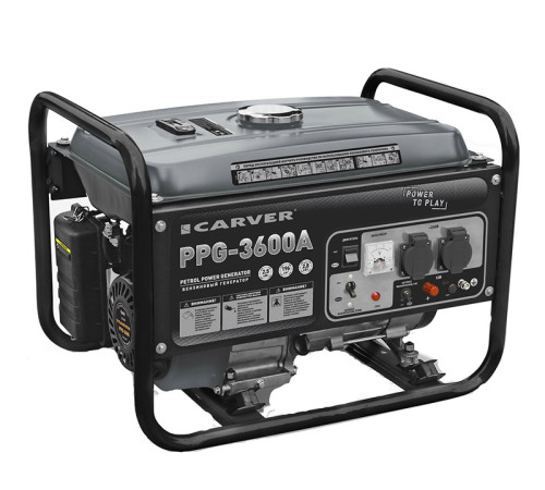 Электрогенератор бензиновый Carver PPG 3600A