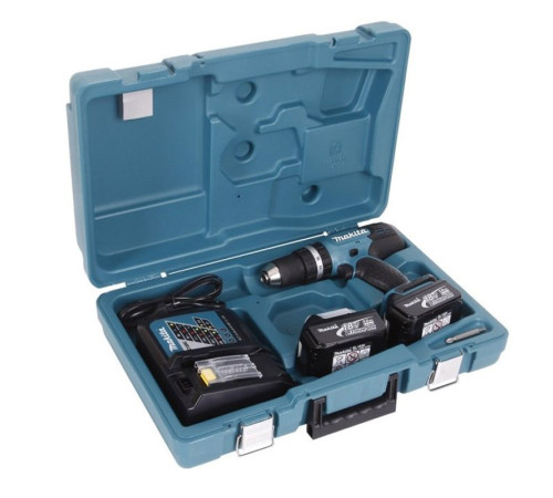 Аккумуляторная ударная дрель-шуруповёрт Makita DHP453RFE