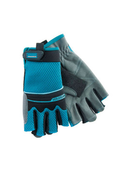 Перчатки комбинированные облегченные с открытыми пальцами (L) GROSS 90316