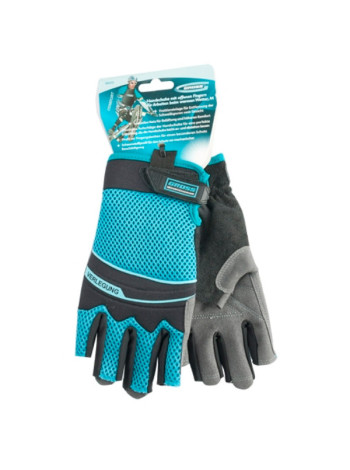 Перчатки комбинированные облегченные с открытыми пальцами (XL) GROSS 90317