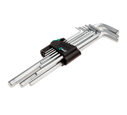 Набор Г-образных ключей 950 L/9 SM N CLIP 9TLG / 9 PCS WERA WE-021909