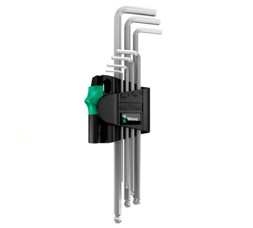Набор Г-образных ключей 950 PKL/7B SM N CLIP 7TLG / 7 PCS MAGNET WERA WE-022101