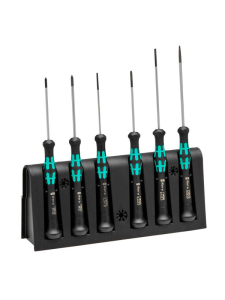 Набор отверток для электроники 2035/6 A SATZ 6 TLG WERA Micro WE-118150