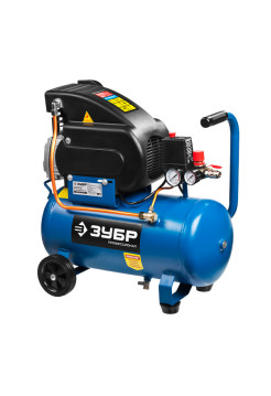 Воздушный поршневой масляный компрессор Зубр Профессионал ЗКПМ-240-24-1.5