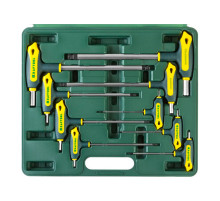 Т-образные имбусовые ключи HEX с шариком, 9шт в боксе Kraftool INDUSTRIE 27454-H9
