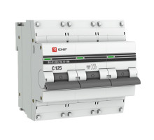 Автоматический выключатель EKF PROxima ВА 47-100 3P 125А C 10кА mcb47100-3-125C-pro