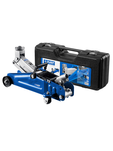 Гидравлический подкатной домкрат 2т ЗУБР Профессионал T30 43053-2-K
