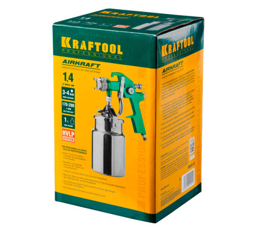 Пневматический краскопульт KRAFTOOL AirKraft 06520-1.4