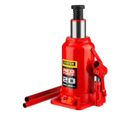 Гидравлический бутылочный домкрат Stayer RED FORCE 20т 43160-20