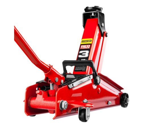 Гидравлический подкатной домкрат Stayer RED FORCE 3т 43154-3