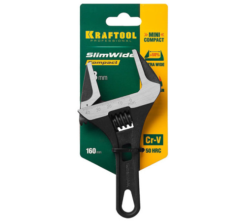 Разводной ключ KRAFTOOL SlimWide Compact 27266-25