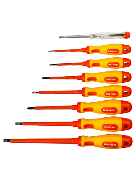 Набор высоковольтных отверток KRAFTOOL Х-Drive ELECTRO 250088-H8