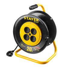 Удлинитель на катушке Stayer MS 207, 20 м, 55073-20