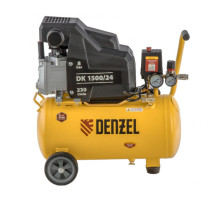 Воздушный компрессор Denzel DK1500/24,Х-PRO 1,5 кВт, 230 л/мин, 24 л 58063